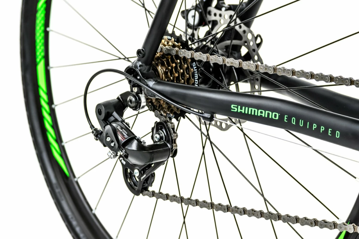 KS Cycling Gravelbike Rennrad Xceed 28'' - schwarz-grün 3 KS Cycling Gravelbike Rennrad Xceed 28'' - schwarz-grün – Bild 3