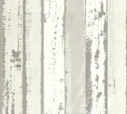 Vliestapete NATUR - grau-weiß - 10 Meter