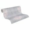 Vliestapete NEW ELEGANCE - rosa-grau - 10 Meter