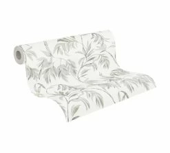 Vliestapete ATTRACTIVE - grau-grün - 10 Meter -Baumarkt Verkaufsgeschäft 9004496900 02 1600Wx1600H