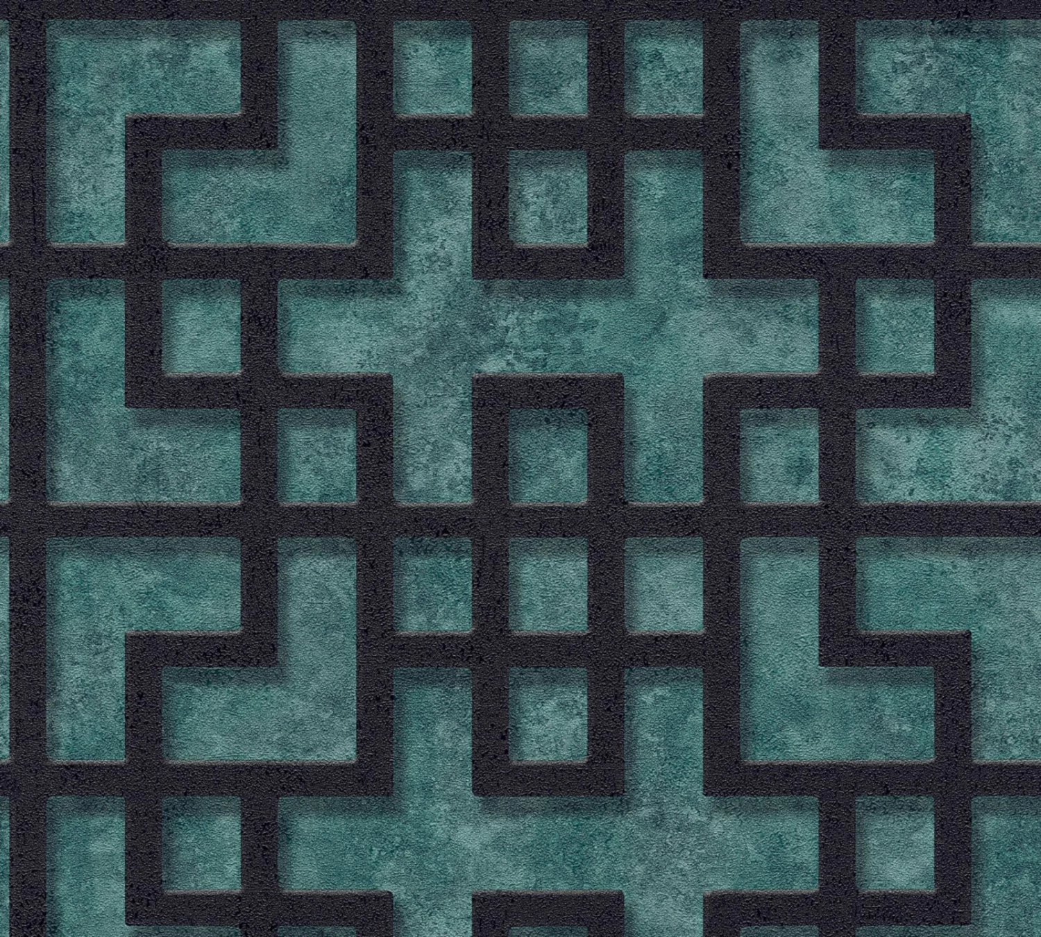 Vliestapete ASIAN FUSION - blau-grün - 10 Meter 1 Vliestapete ASIAN FUSION - blau-grün - 10 Meter