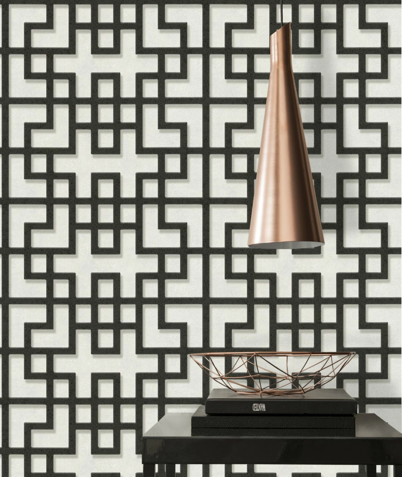 Vliestapete ASIAN FUSION - schwarz-weiß - 10 Meter 3 Vliestapete ASIAN FUSION - schwarz-weiß - 10 Meter – Bild 3