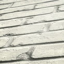 Steintapete - weiß - uni - 10 Meter -Baumarkt Verkaufsgeschäft 9004501600 04 1600Wx1600H