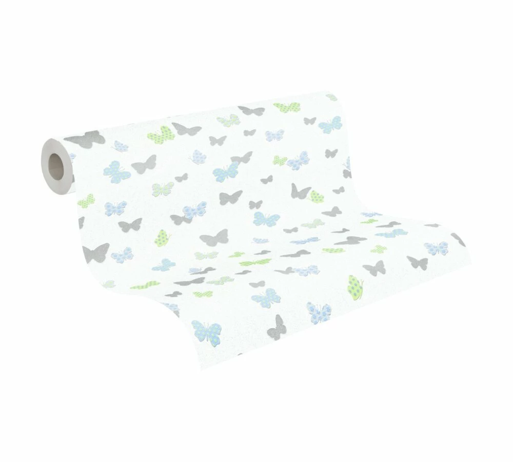 Vliestapete ATTRACTIVE - weiß-grün - 10 Meter 2 Vliestapete ATTRACTIVE - weiß-grün - 10 Meter – Bild 2