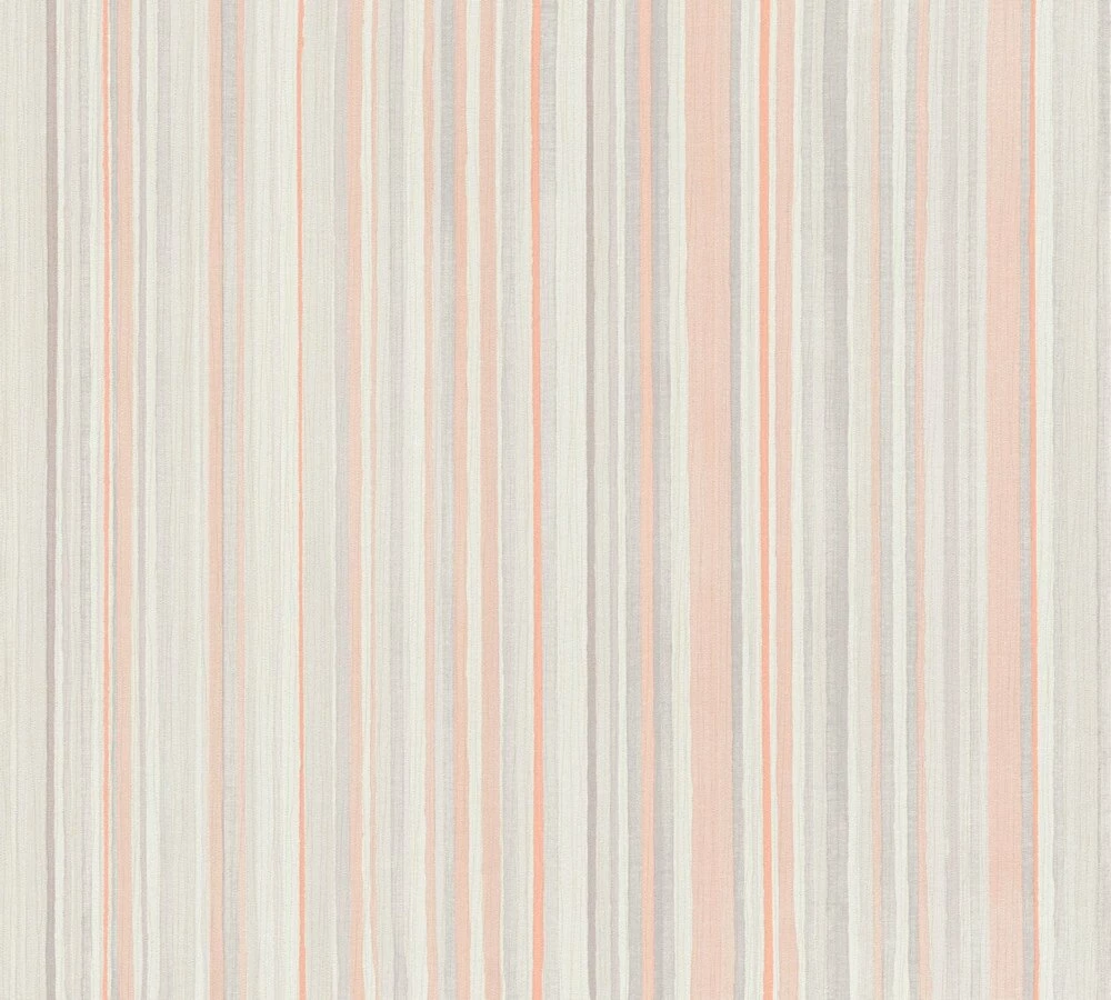 Vliestapete ATTRACTIVE - orange-grau - 10 Meter 1 Vliestapete ATTRACTIVE - orange-grau - 10 Meter