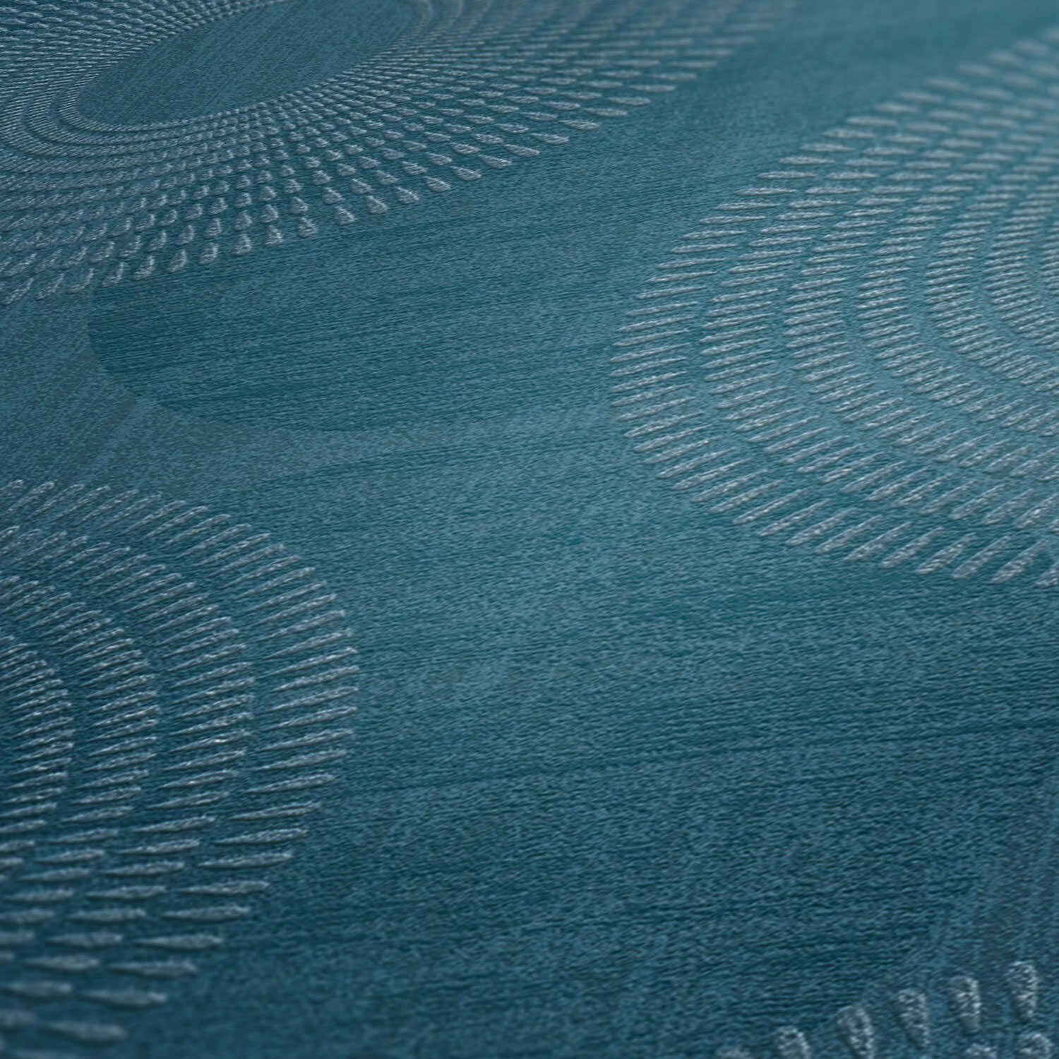 Vliestapete GRAFIK - blau - Kreise - 10 Meter 3 Vliestapete GRAFIK - blau - Kreise - 10 Meter – Bild 3