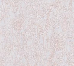 Vliestapete ATTRACTIVE - rosa-weiß - 10 Meter