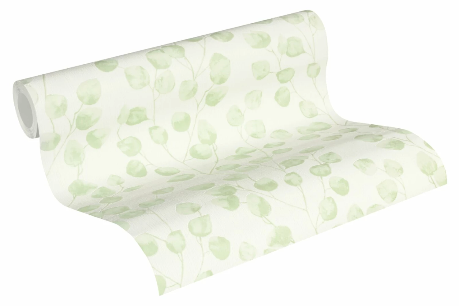 Vliestapete BLOOMING - grün-weiß - 10 Meter 2 Vliestapete BLOOMING - grün-weiß - 10 Meter – Bild 2
