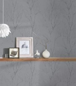 Vliestapete BLOOMING - grau-silber - 10 Meter 5 Vliestapete BLOOMING - grau-silber - 10 Meter -Baumarkt Verkaufsgeschäft 9004515400 04 1600Wx1600H