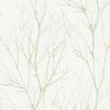 Vliestapete BLOOMING - beige-gold - 10 Meter