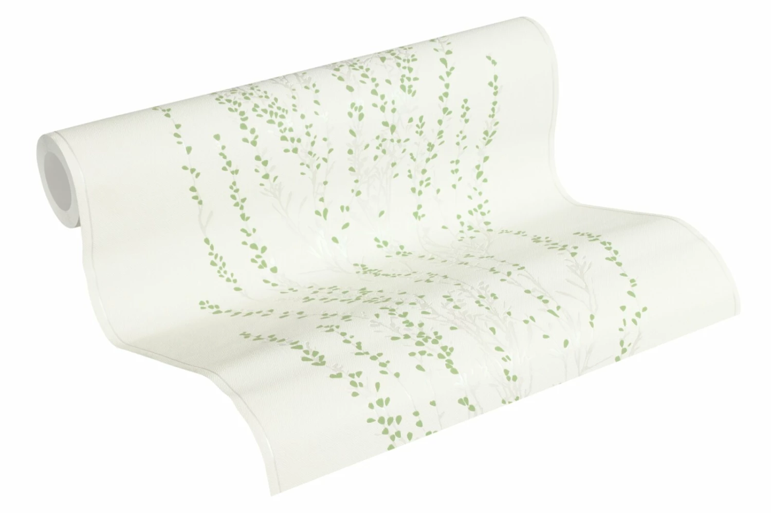 Vliestapete BLOOMING - grün-grau - 10 Meter 2 Vliestapete BLOOMING - grün-grau - 10 Meter – Bild 2