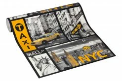 Papiertapete BOYS & GIRLS 6 - schwarz-gelb - 10 Meter -Baumarkt Verkaufsgeschäft 9004521100 04 1600Wx1600H