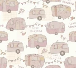 Papiertapete BOYS & GIRLS 6 - rosa-creme - 10 Meter