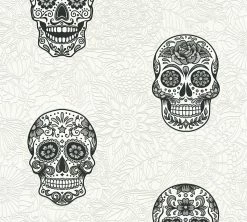 Vliestapete BOYS & GIRLS 6 - schwarz-weiß - 10 Meter