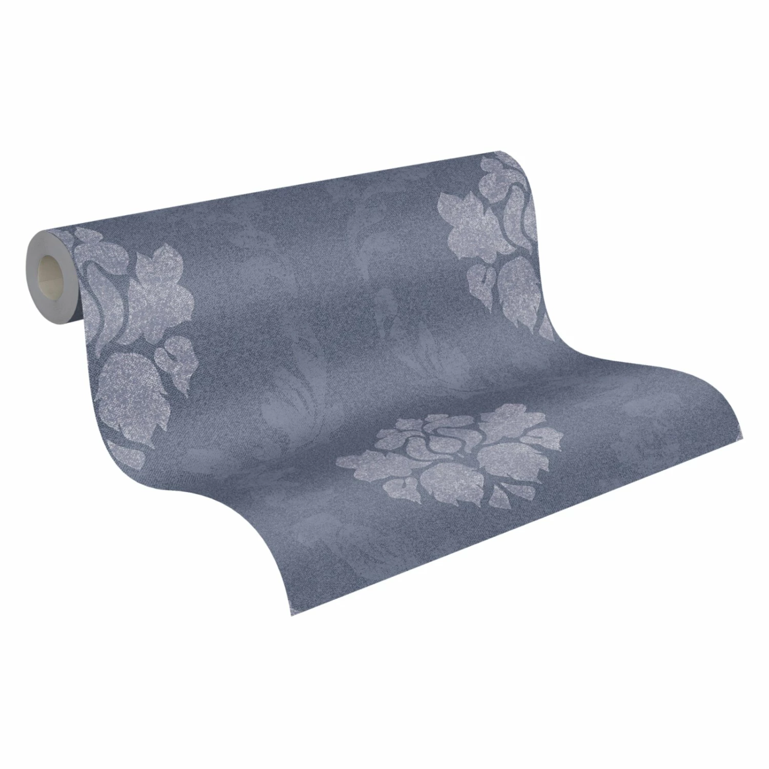 Vliestapete NEW ELEGANCE - blau-grau - 10 Meter 2 Vliestapete NEW ELEGANCE - blau-grau - 10 Meter – Bild 2