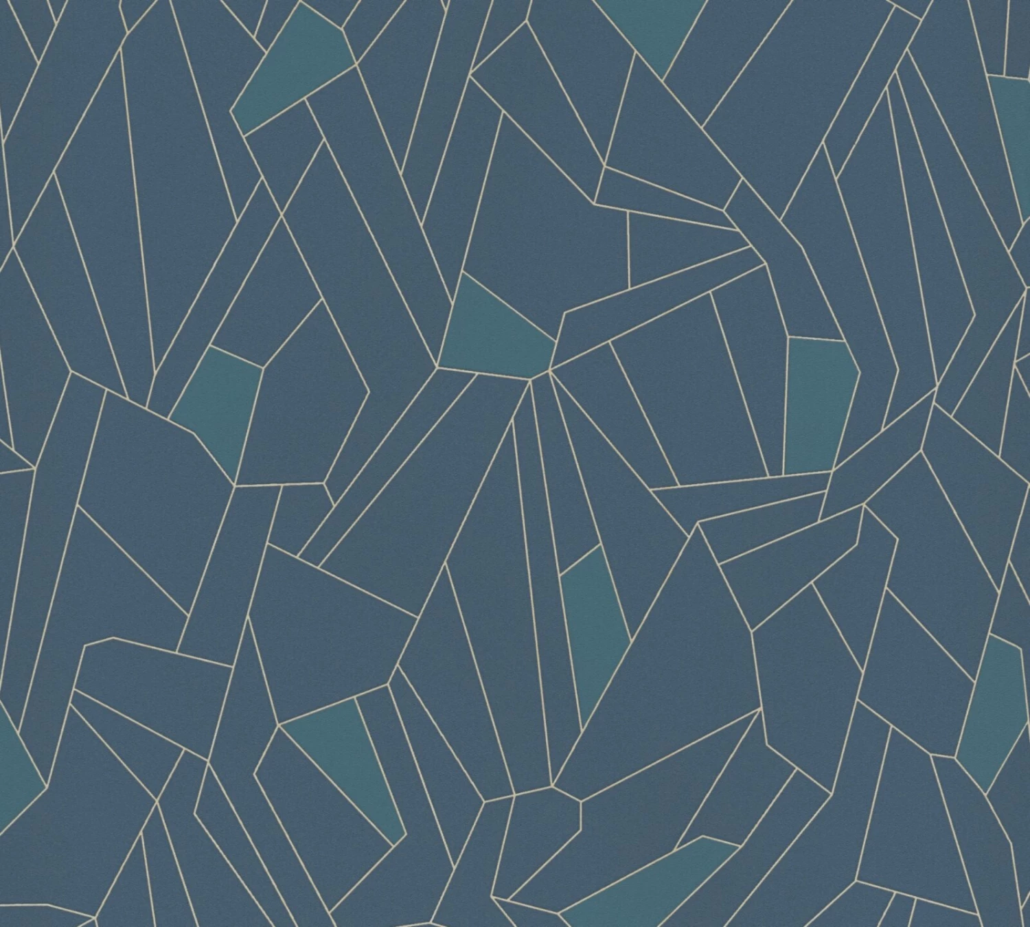 Vliestapete GRAFIK - blau - geometrisch - 10 Meter 1 Vliestapete GRAFIK - blau - geometrisch - 10 Meter