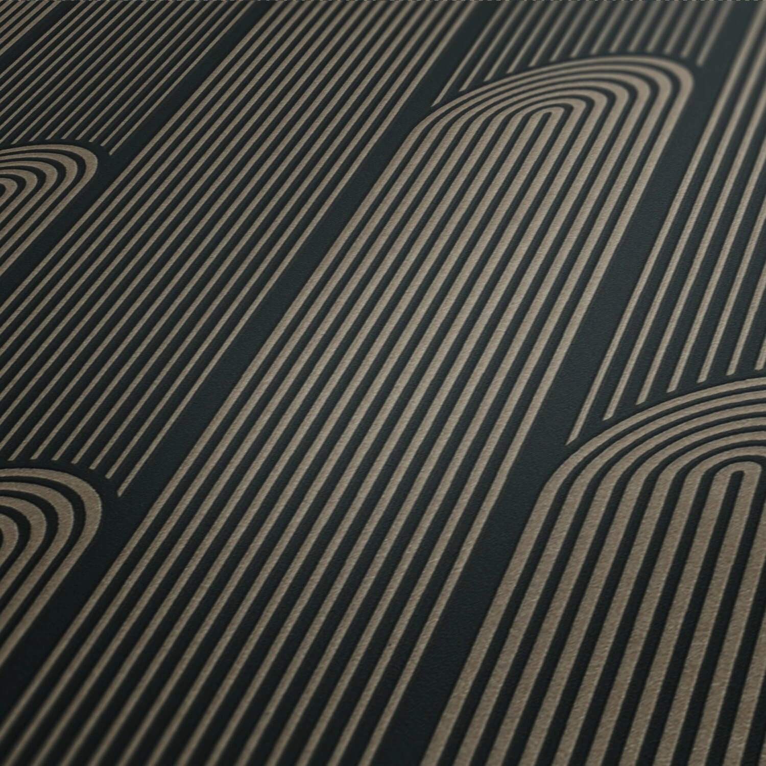 Vliestapete NEW LIFE - schwarz-beige - 10 Meter 3 Vliestapete NEW LIFE - schwarz-beige - 10 Meter – Bild 3