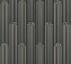 Vliestapete NEW LIFE - schwarz-beige - 10 Meter