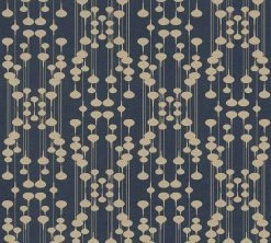 Vliestapete NEW LIFE - blau-beige - 10 Meter
