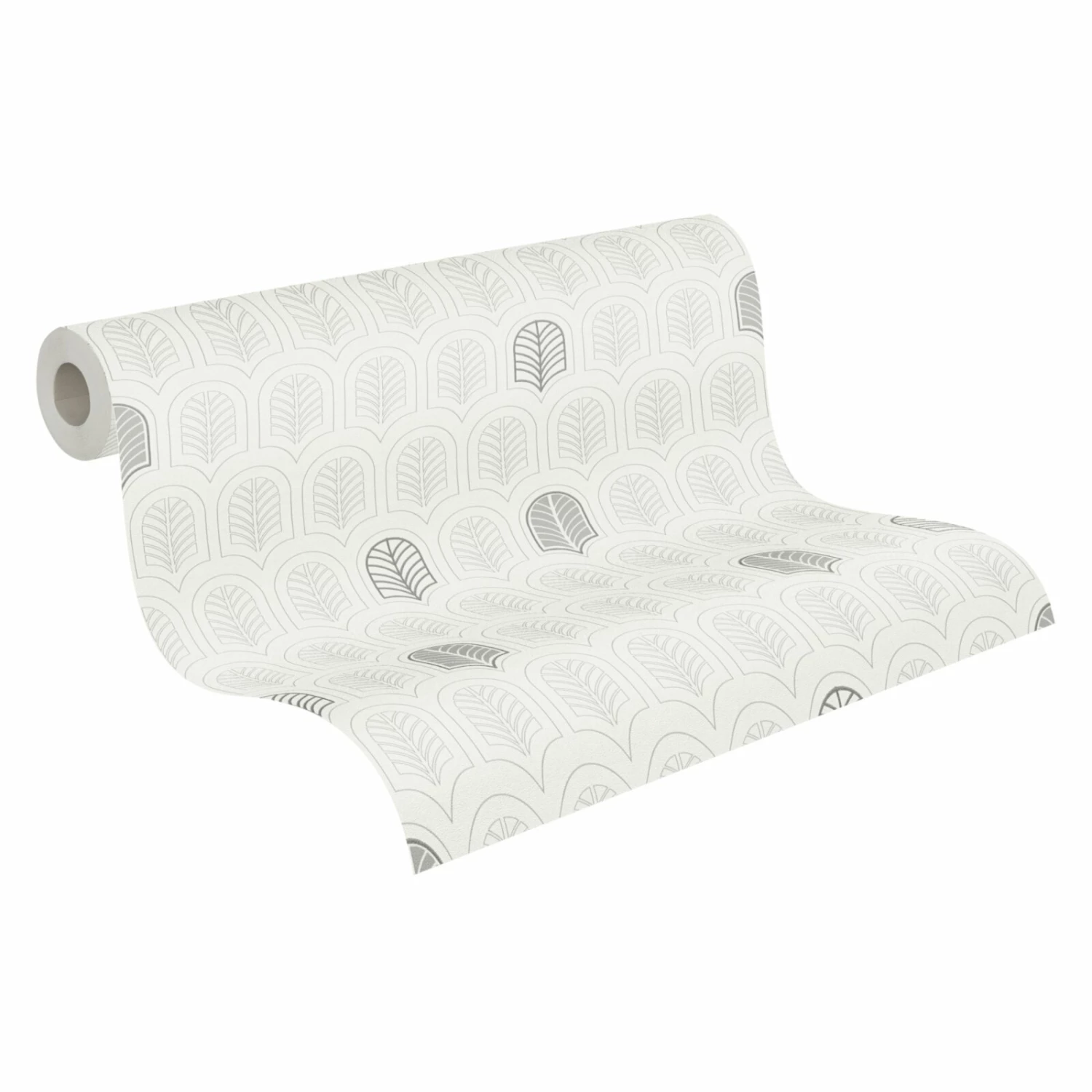 Vliestapete NEW LIFE - weiß-grau - 10 Meter 2 Vliestapete NEW LIFE - weiß-grau - 10 Meter – Bild 2