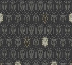 Vliestapete NEW LIFE - anthrazit-beige - 10 Meter