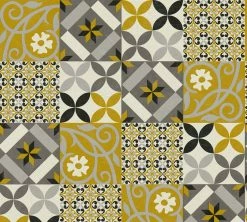 Vliestapete NEW LIFE - schwarz-gelb - 10 Meter