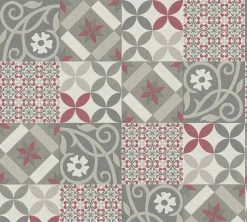 Vliestapete NEW LIFE - schwarz-rot - 10 Meter