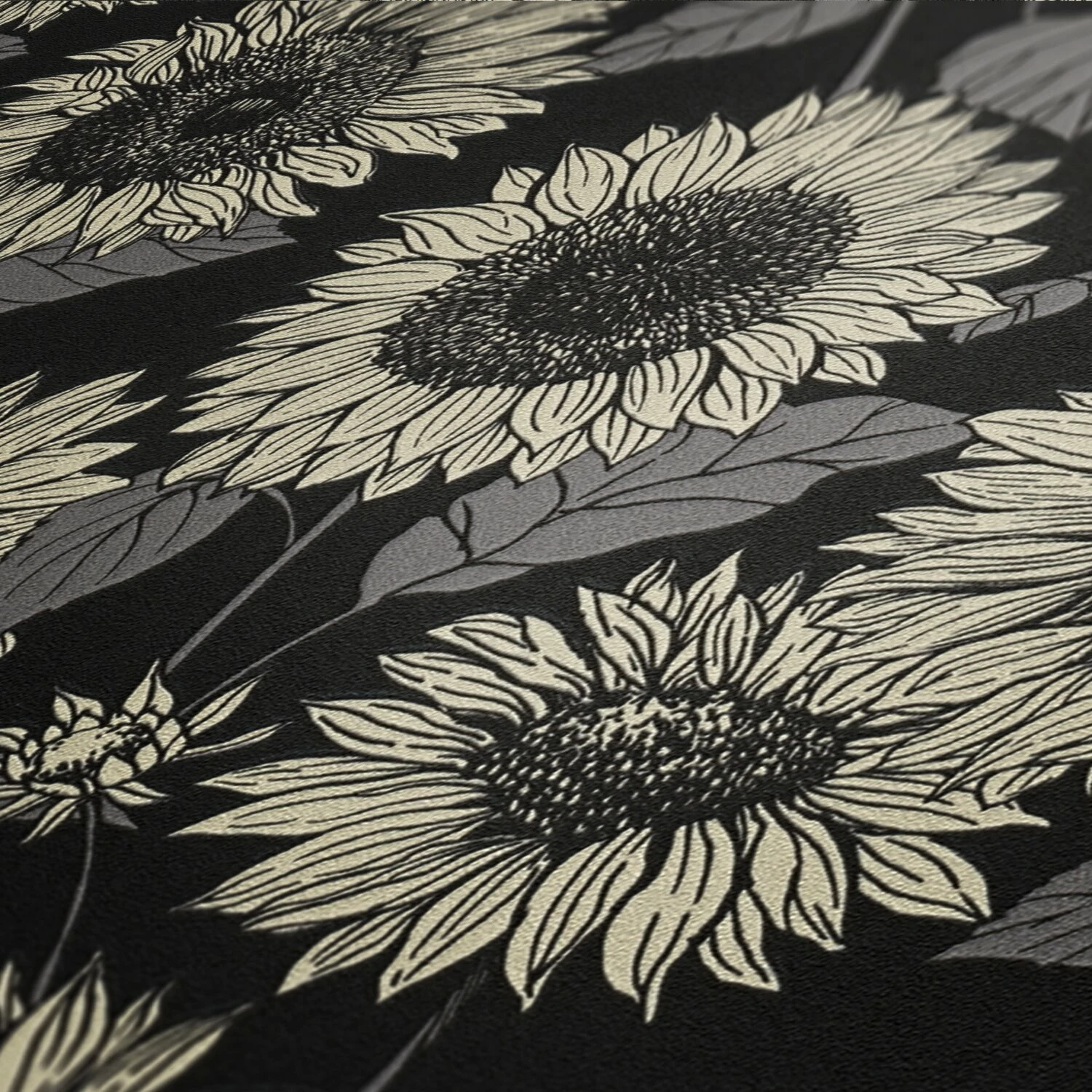 Vliestapete NEW LIFE - schwarz-anthrazit - 10 Meter 3 Vliestapete NEW LIFE - schwarz-anthrazit - 10 Meter – Bild 3