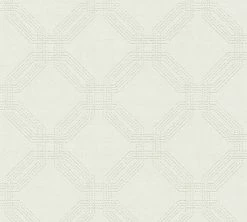 Vliestapete POP STYLE - creme-grau - 10 Meter