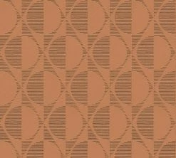 Vliestapete POP STYLE - orange-schwarz - 10 Meter