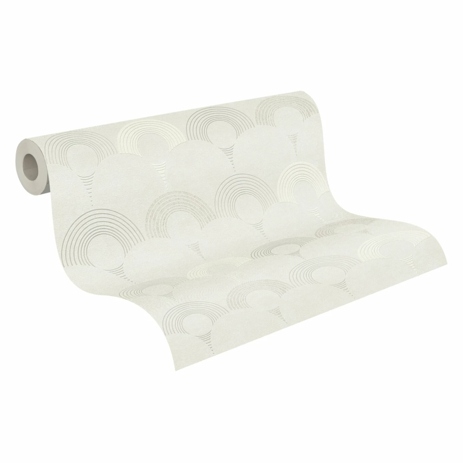 Vliestapete POP STYLE - grau-silber - 10 Meter 2 Vliestapete POP STYLE - grau-silber - 10 Meter – Bild 2