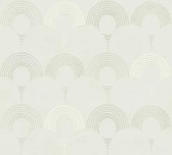Vliestapete POP STYLE - grau-silber - 10 Meter