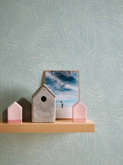 Vliestapete SUMATRA - blau-grün - 10 Meter -Baumarkt Verkaufsgeschäft 9004543800 04 1600Wx1600H