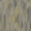 Vliestapete ART DECO - silber-bronze - 10 Meter