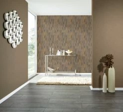 Vliestapete SUMATRA - schwarz-bronze - 10 Meter -Baumarkt Verkaufsgeschäft 9004545000 04 1600Wx1600H