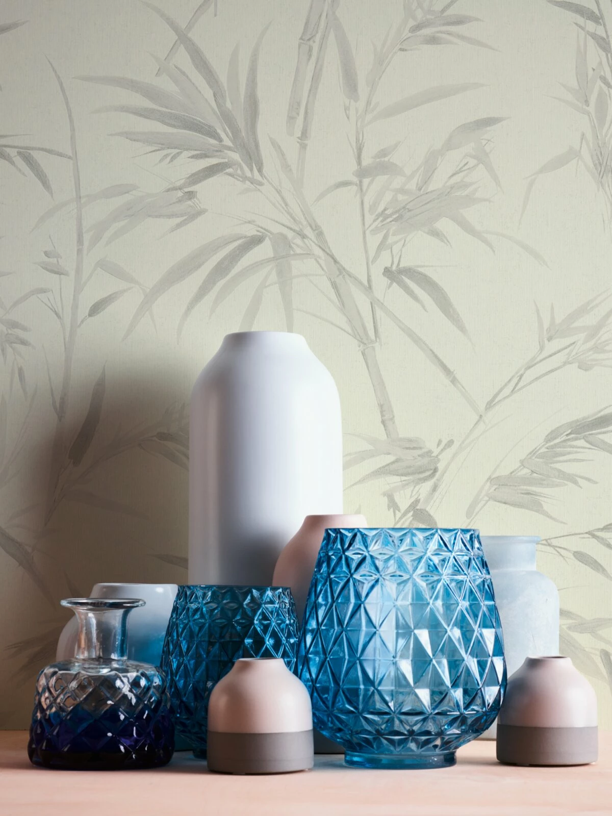 Vliestapete SUMATRA - grau-weiß - 10 Meter 3 Vliestapete SUMATRA - grau-weiß - 10 Meter – Bild 3