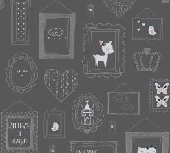 Vliestapete BOYS & GIRLS 6 - grau-silber - 10 Meter