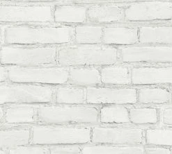 Vliestapete ELEMENTS - weiß-grau - 10 Meter