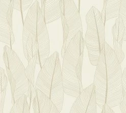 Vliestapete EXOTIC LIFE - beige-creme - 10 Meter
