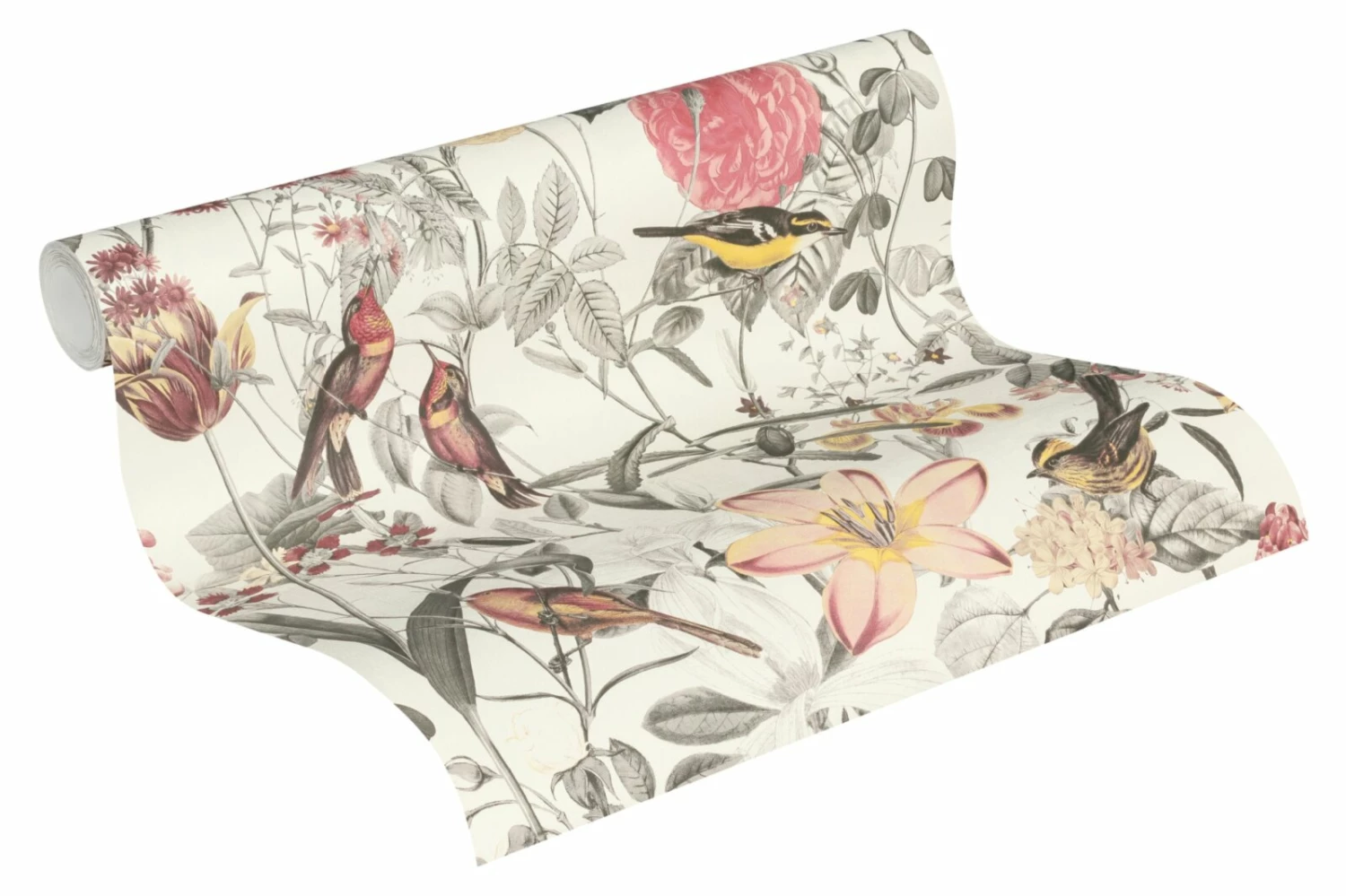 Vliestapete EXOTIC LIFE - rot-gelb - 10 Meter 2 Vliestapete EXOTIC LIFE - rot-gelb - 10 Meter – Bild 2