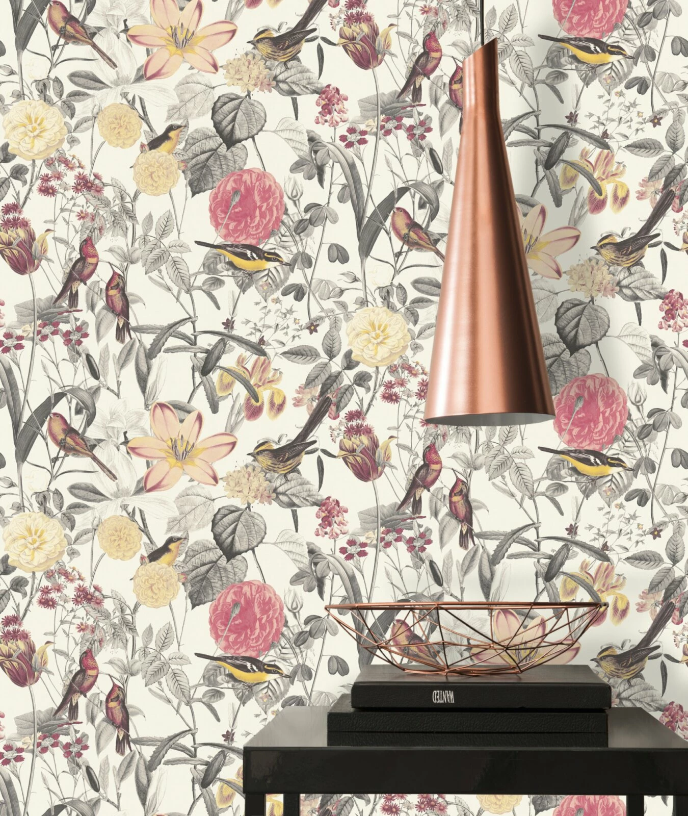 Vliestapete EXOTIC LIFE - rot-gelb - 10 Meter 3 Vliestapete EXOTIC LIFE - rot-gelb - 10 Meter – Bild 3