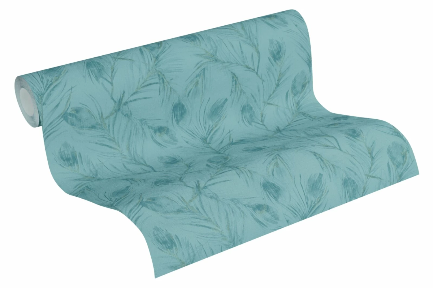 Vliestapete EXOTIC LIFE - blau-bronze - 10 Meter 2 Vliestapete EXOTIC LIFE - blau-bronze - 10 Meter – Bild 2