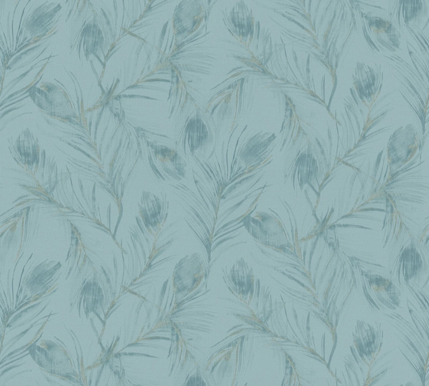 Vliestapete EXOTIC LIFE - blau-bronze - 10 Meter 1 Vliestapete EXOTIC LIFE - blau-bronze - 10 Meter