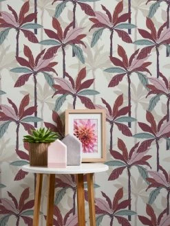 Vliestapete GEO NORDIC - rot-beige - 10 Meter -Baumarkt Verkaufsgeschäft 9004562600 04 1600Wx1600H