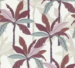 Vliestapete GEO NORDIC - rot-beige - 10 Meter