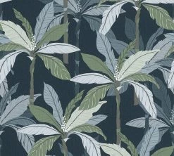 Vliestapete GEO NORDIC - grün-blau - 10 Meter