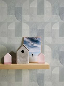 Vliestapete GEO NORDIC - grau - 10 Meter -Baumarkt Verkaufsgeschäft 9004563300 04 1600Wx1600H