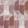 Vliestapete GEO NORDIC - rot-rosa - 10 Meter