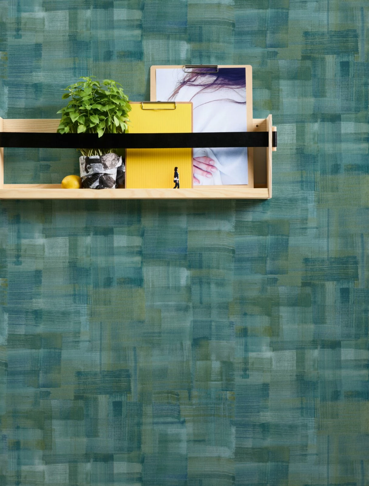 Vliestapete GEO NORDIC - blau-grün - 10 Meter 3 Vliestapete GEO NORDIC - blau-grün - 10 Meter – Bild 3