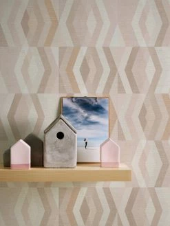 Vliestapete GEO NORDIC - beige-orange - 10 Meter -Baumarkt Verkaufsgeschäft 9004564200 04 1600Wx1600H